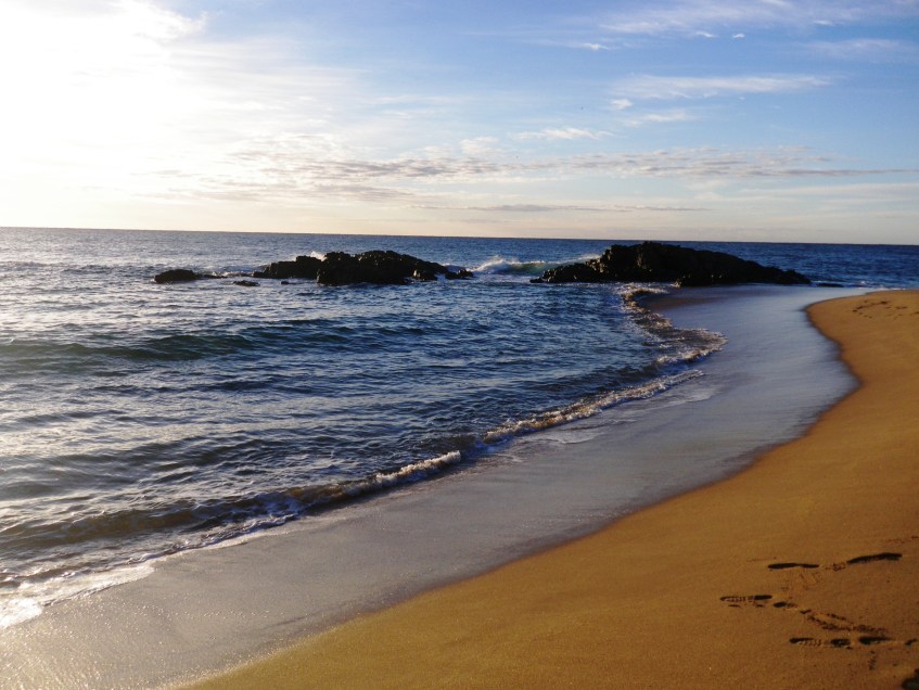 The middle set of Rocks at Middle rocks just before high tide
