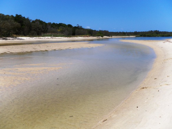 Low tide at the lagoon in front of Buckleys Hole