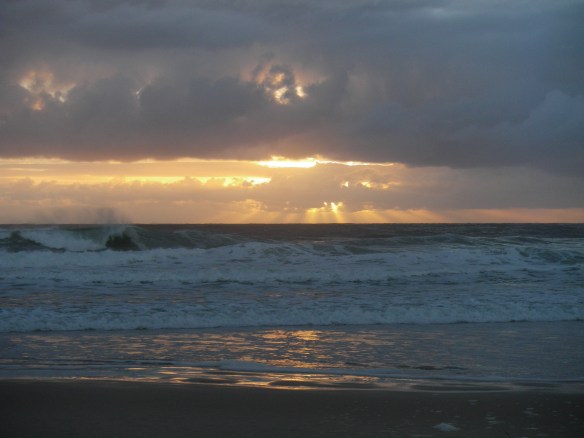 The sea was too angry at Frazers Reef