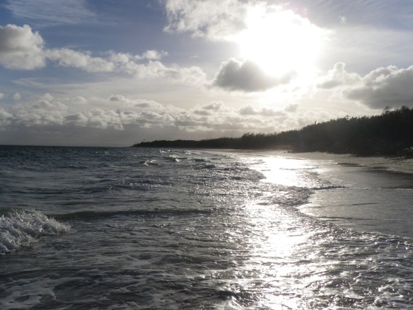 Fairly windy and choppy