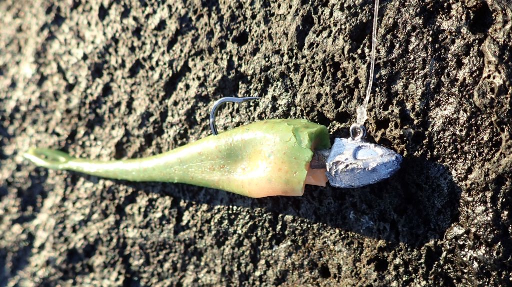 GULP Jerkshad Lime Tiger